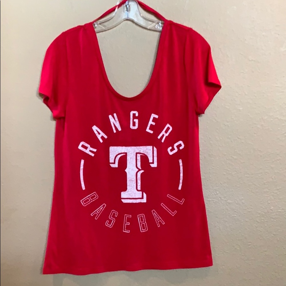 PINK Texas Rangers Baseball Tee - Picture 3 of 8